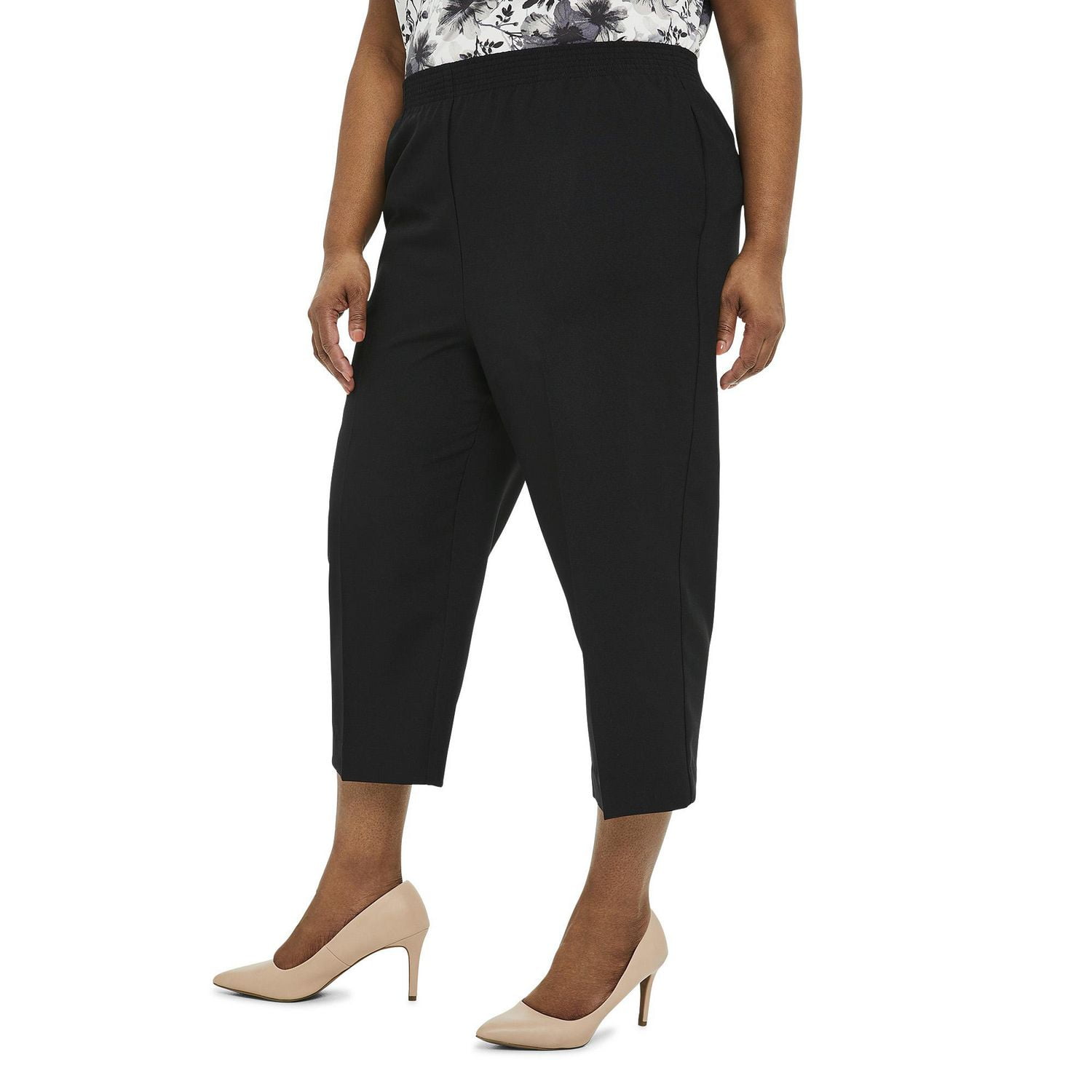 Penmans Women's Polyester Pull-On Capri Pant