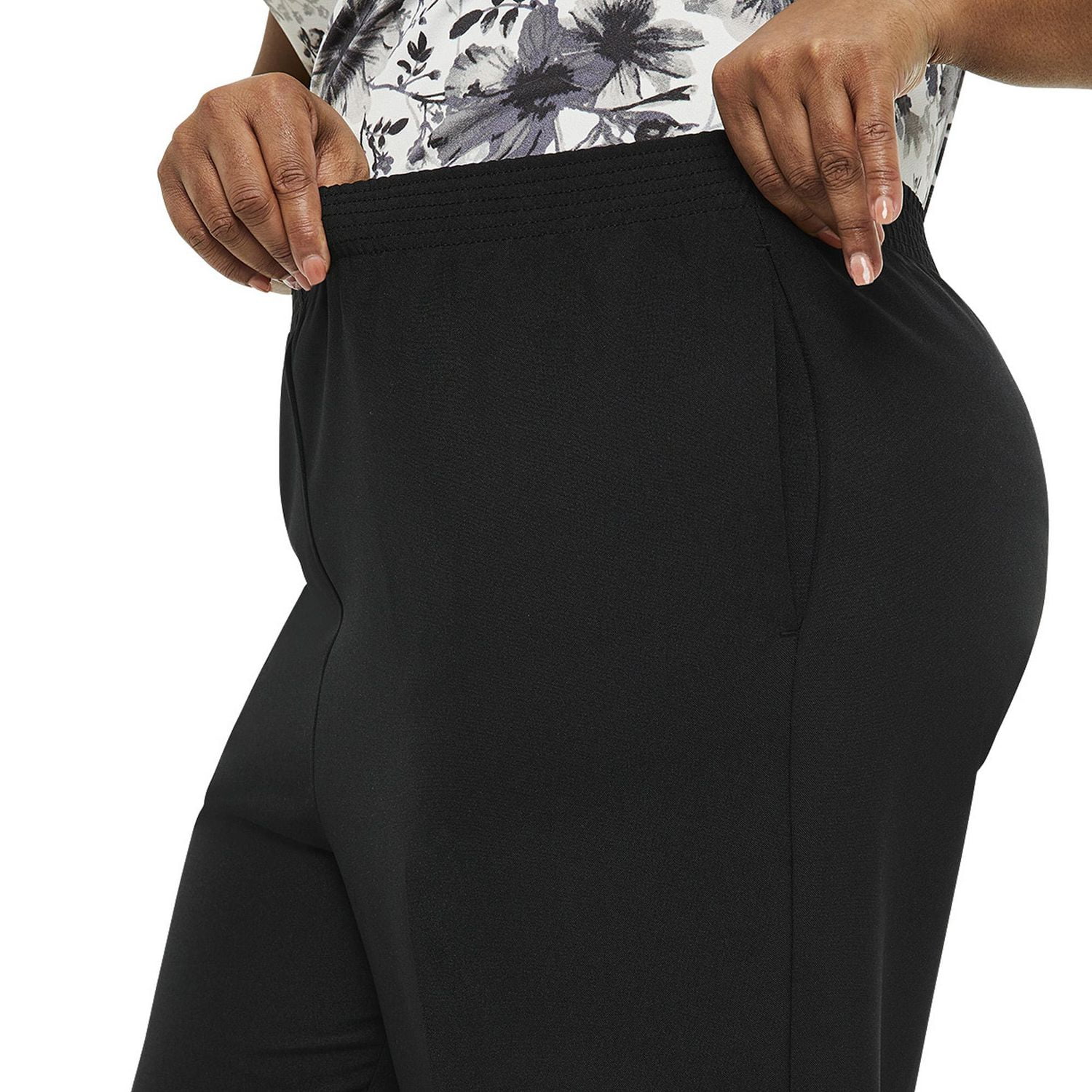 Penmans Women's Polyester Pull-On Capri Pant