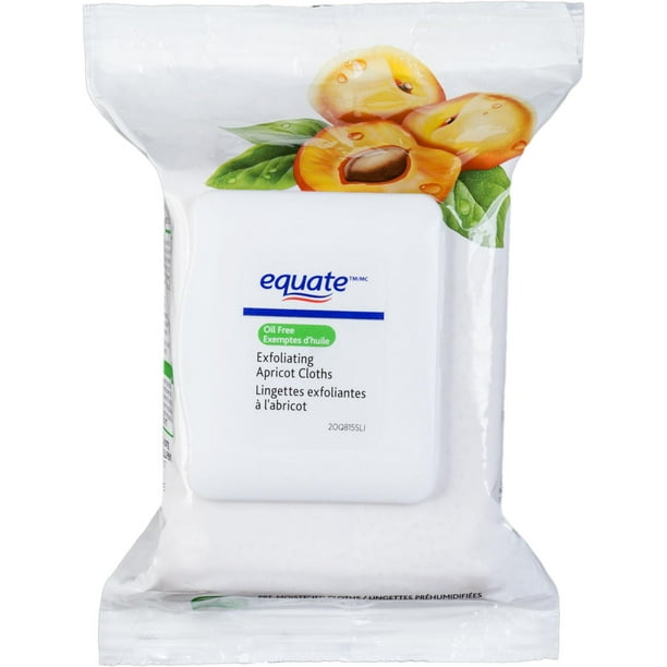 Equate Oil Free Exfoliating Apricot Cloths