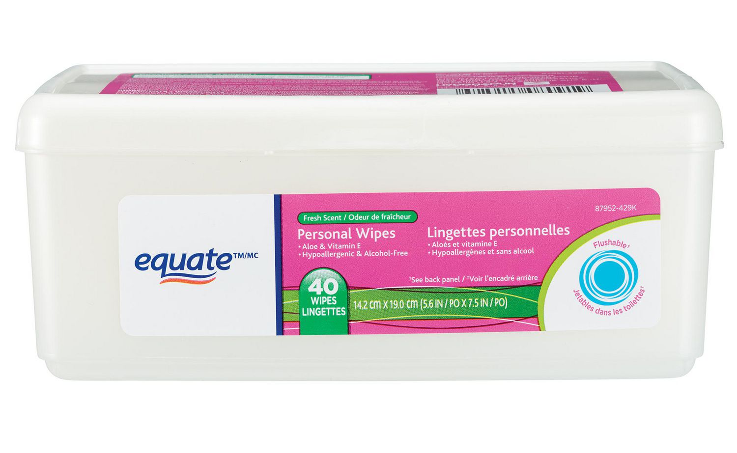 Equate Fresh Scent Personal Wipes Walmart Canada