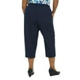 thumbnail image 3 of Penmans Plus Women's Polyester Pull-On Capri Pant, 3 of 6