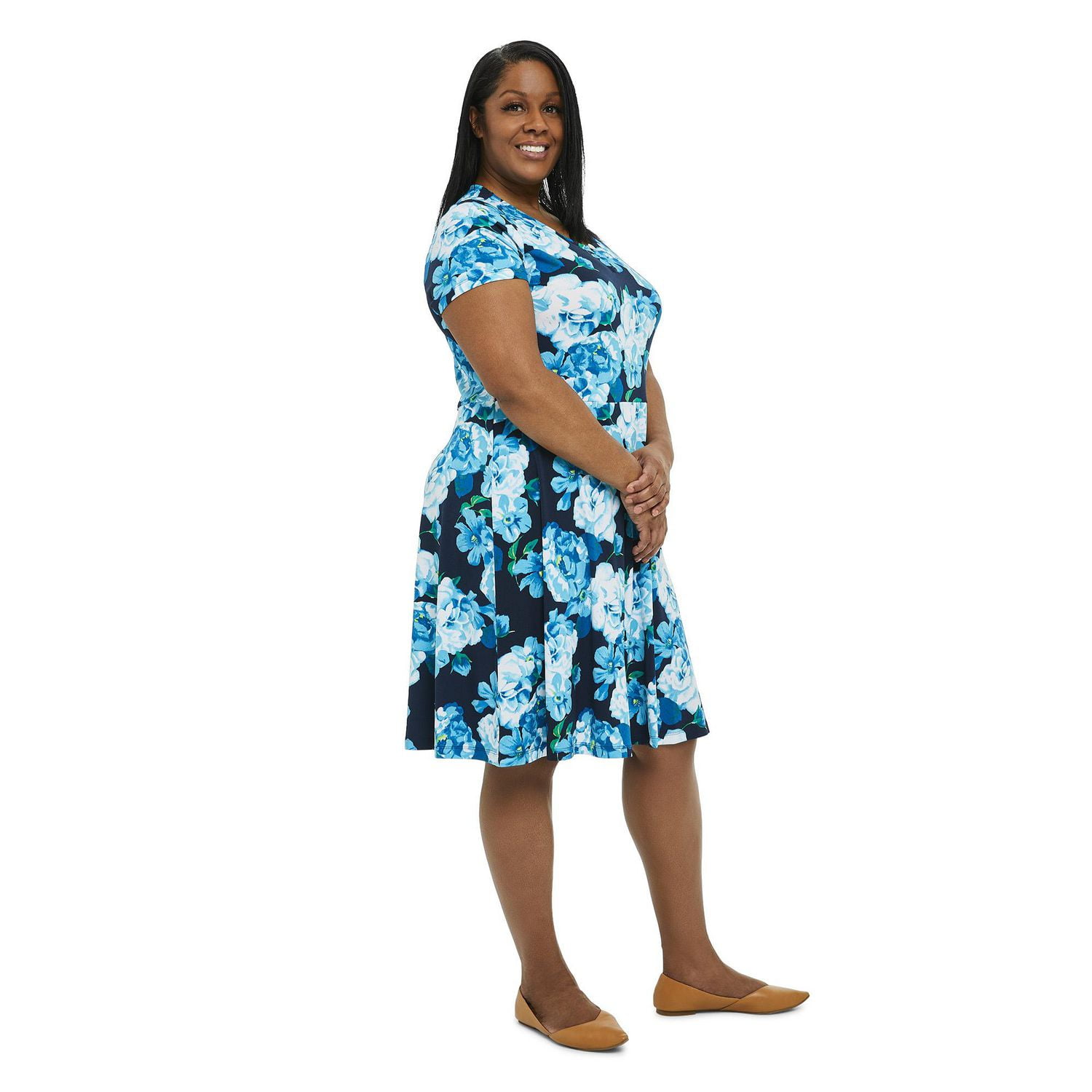 Penmans Plus Women's Printed Fit-and-Flare Dress