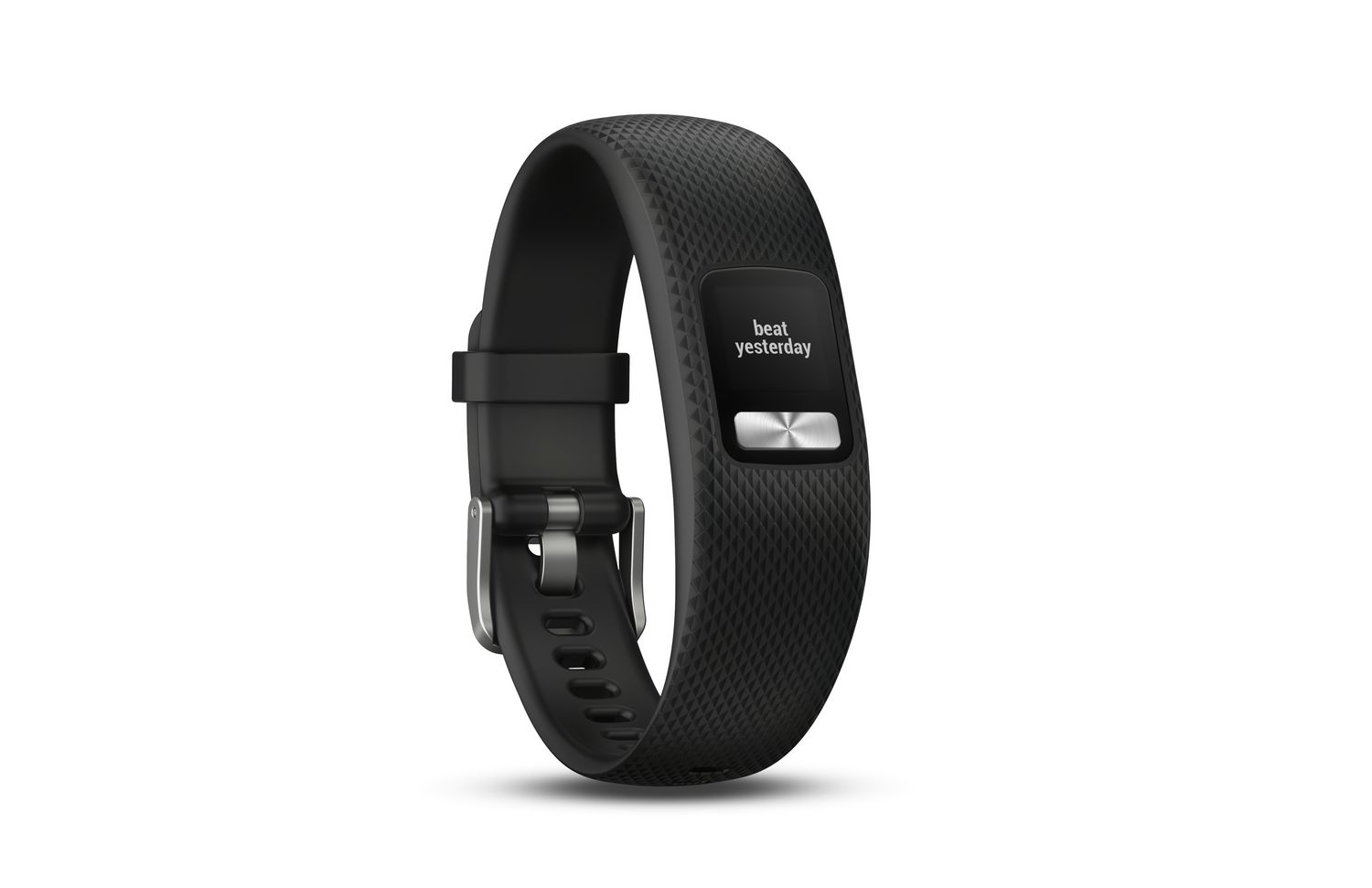 Garmin Vivofit 4 Fitness and Activity Tracker with 1 Year Battery Life and Colour Display in Black Small Medium