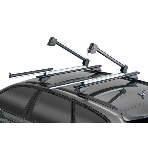 Porte-skis : Tous les porte-skis aluminium coulissants ou magnétiques pour  voiture