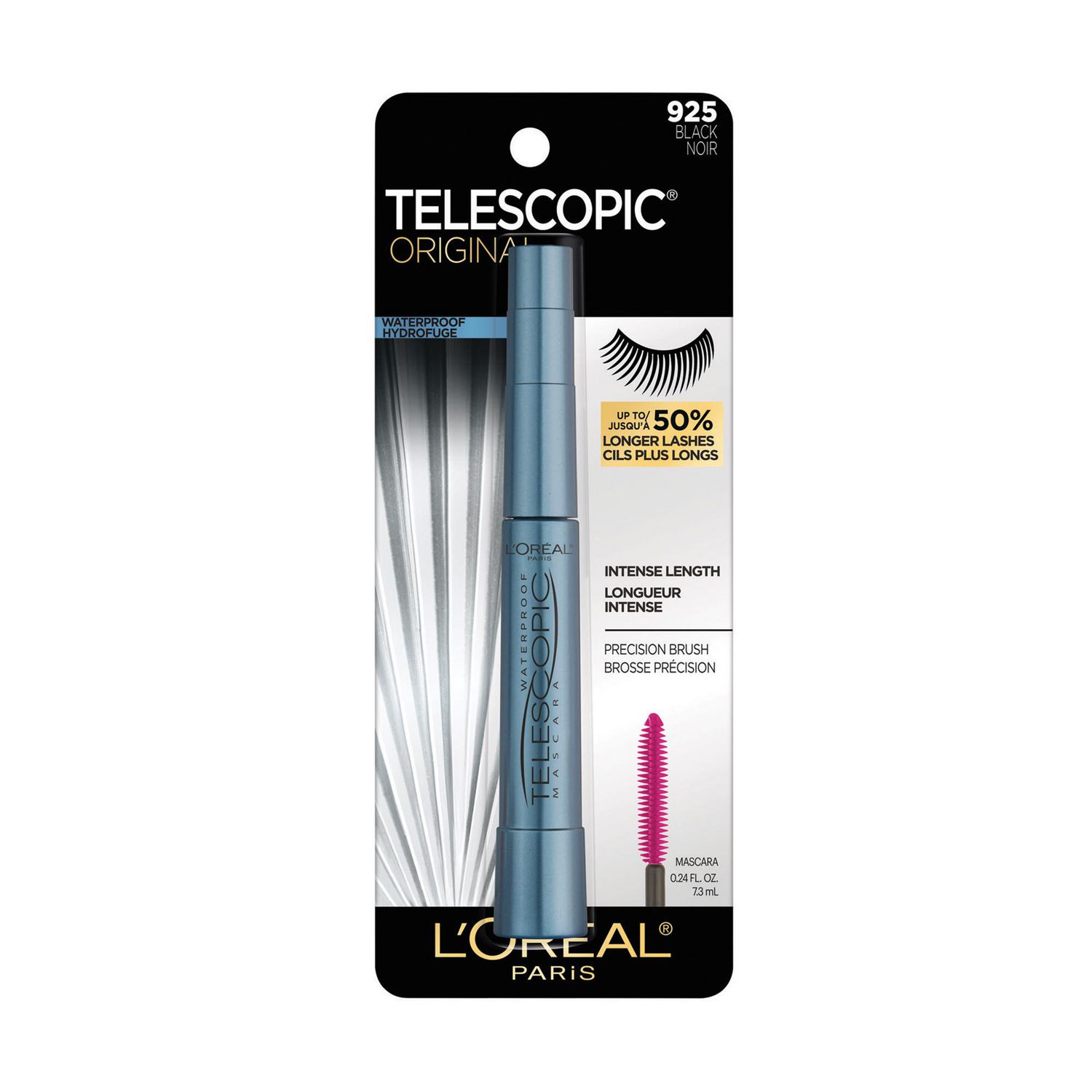 Loréal Paris Mascara Telescopic Intense Lash Length And Defined Separation No Clumps 