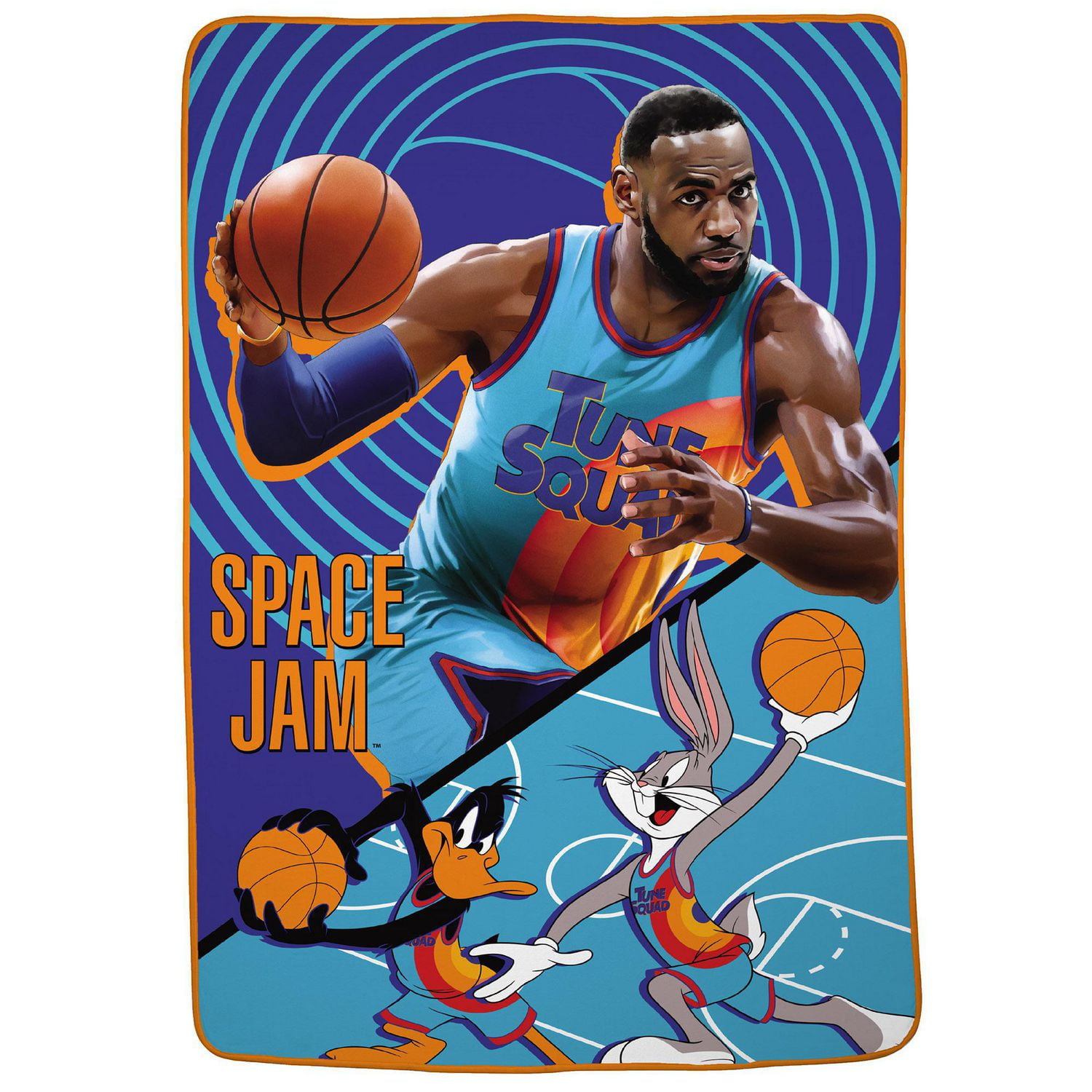 Space Jam "Double Dribble" Blanket Walmart Canada