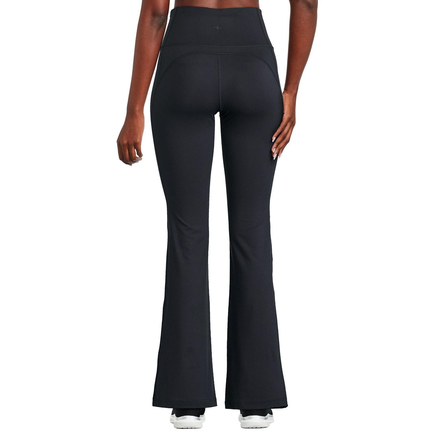 Athletic Works Women's Interlock knit Core Yoga Pant Black, Sizes