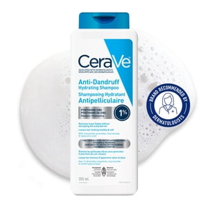 CeraVe Anti-Dandruff Hydrating Shampoo, Clinically Tested Shampoo with 1% Pyrithione Zinc, 355mL