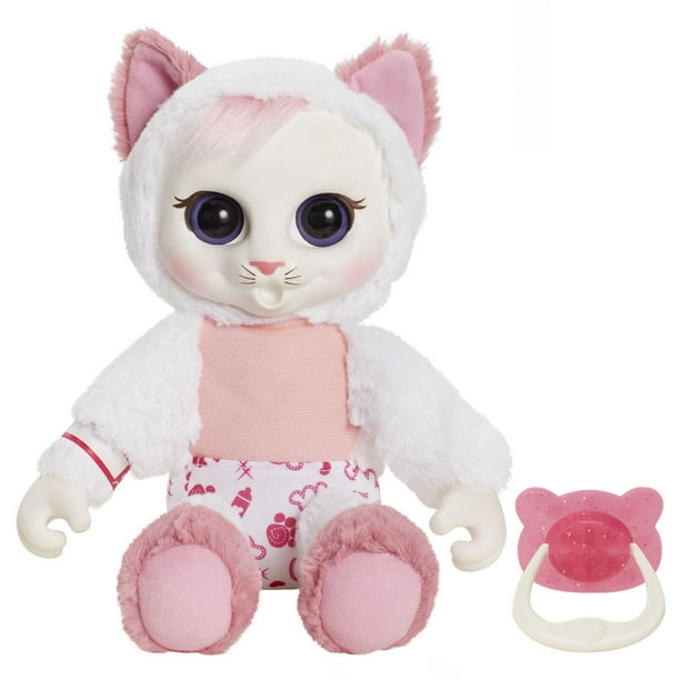 Animal en Peluche Chat Nourricier avec Chatons en Peluche, Animaux en  Peluche Bébé Chat Animaux en Peluche Bébé Chat pour Filles et Garçons Minou  en