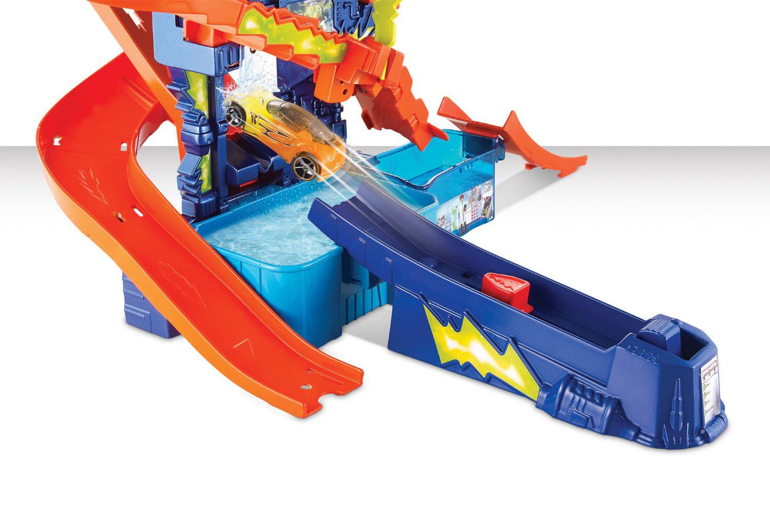 Hot wheels colour shifters colour splash science lab shop playset