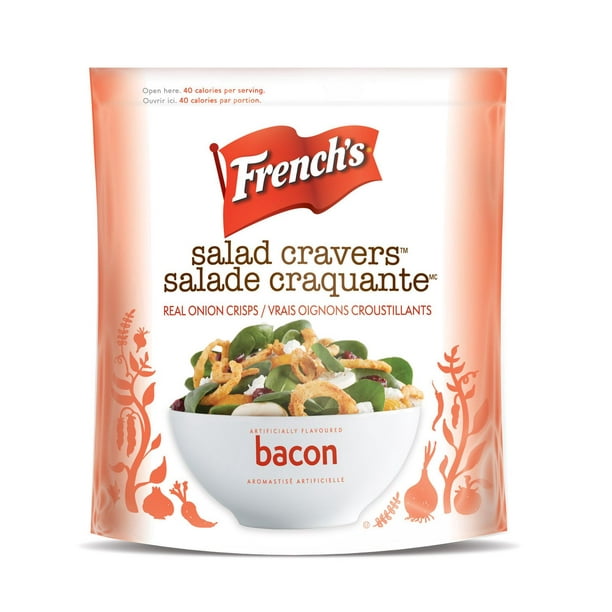 Salade craquante à saveur de bacon avec vrais oignons croustillants de French's 100 g