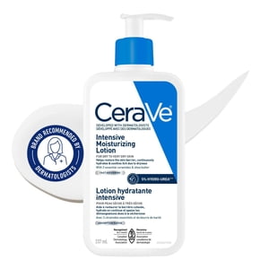 CeraVe Intensive Moisturizing Lotion, 5% Hydro-Urea Lotion with Ceramides for Dry Itchy Skin, 237mL