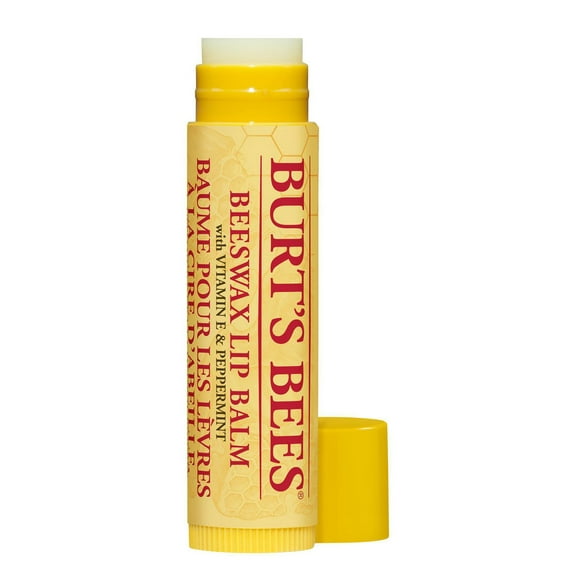 Burt’s Bees® Beeswax 100% Natural Moisturizing Lip Balm with Vitamin E and Peppermint Oil -, 1 Tube