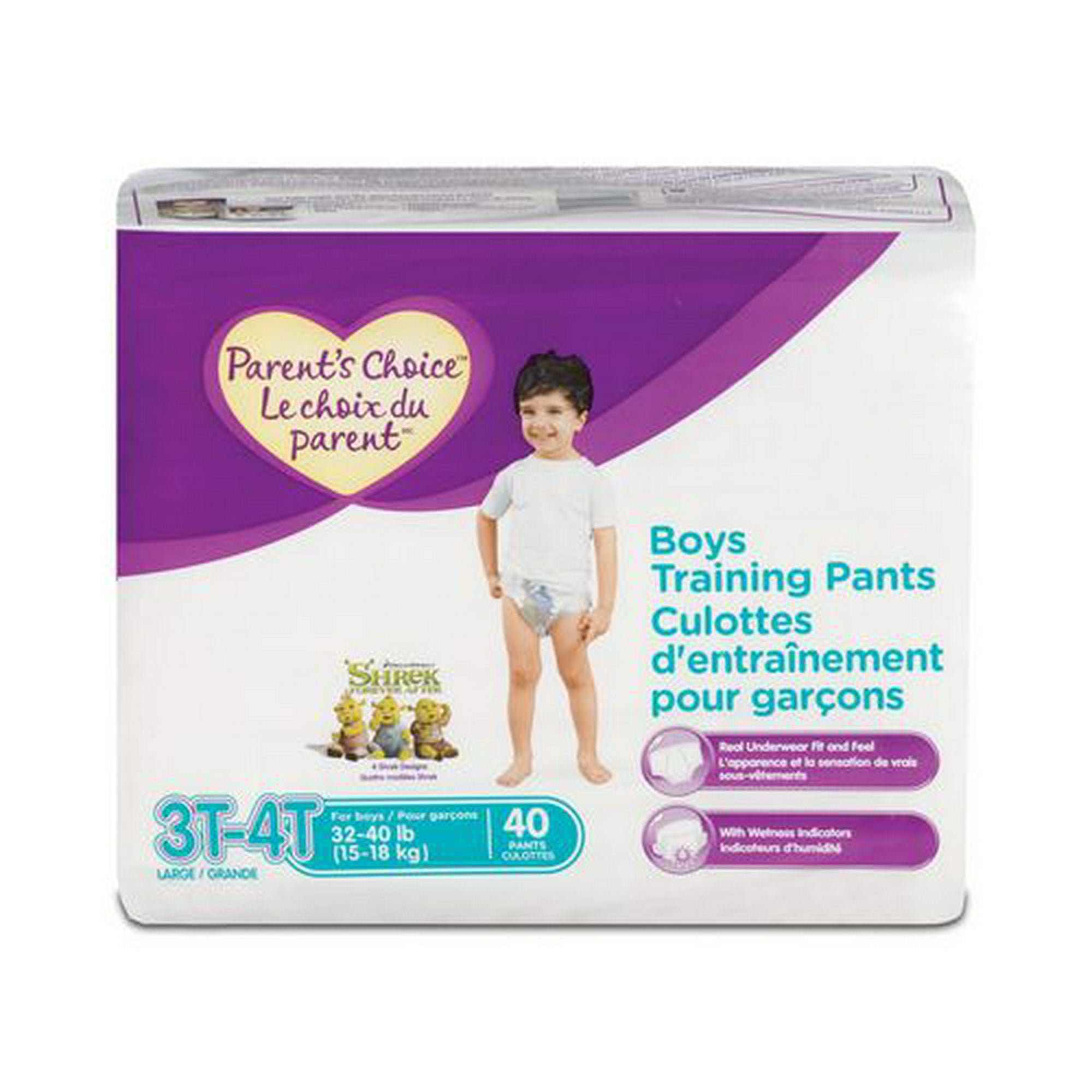 Parent's Choice Boys Training Pants 3T-4T 40's