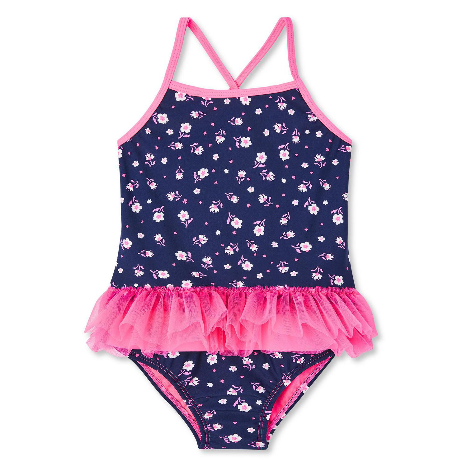 George Toddler Girls' Ruffle 1-Piece Swimsuit | Walmart Canada