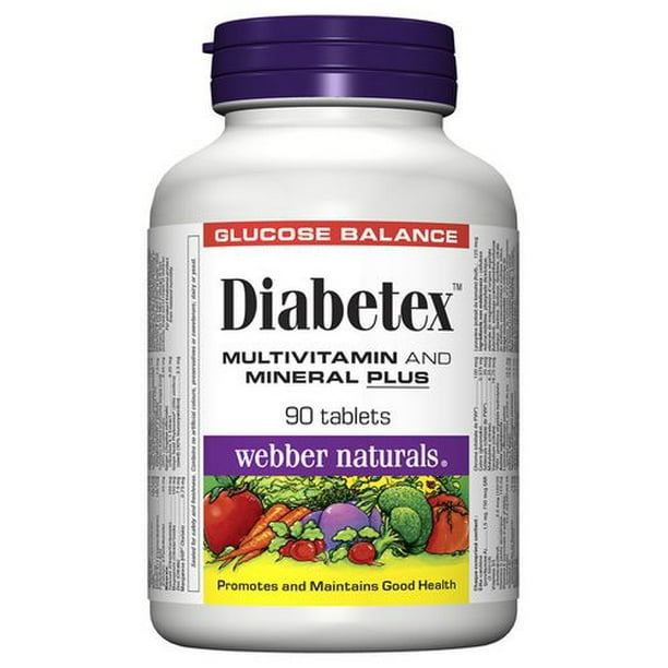 Webber NaturalsMD DiabetexMC, Multivitamines et Minéraux Plus