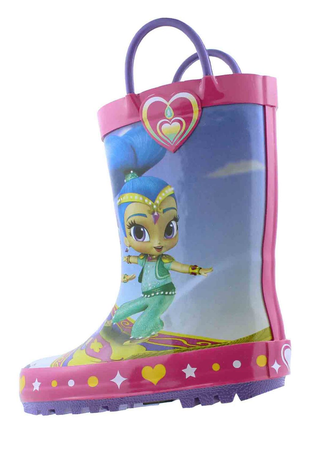 Shimmer and Shine Rubber Rain Boots for Toddler Girls 