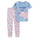 Pyjama 2 pièces pour tout-petit Fille Coton de  Child of Mine made by Carter’s –elephant – image 1 sur 1