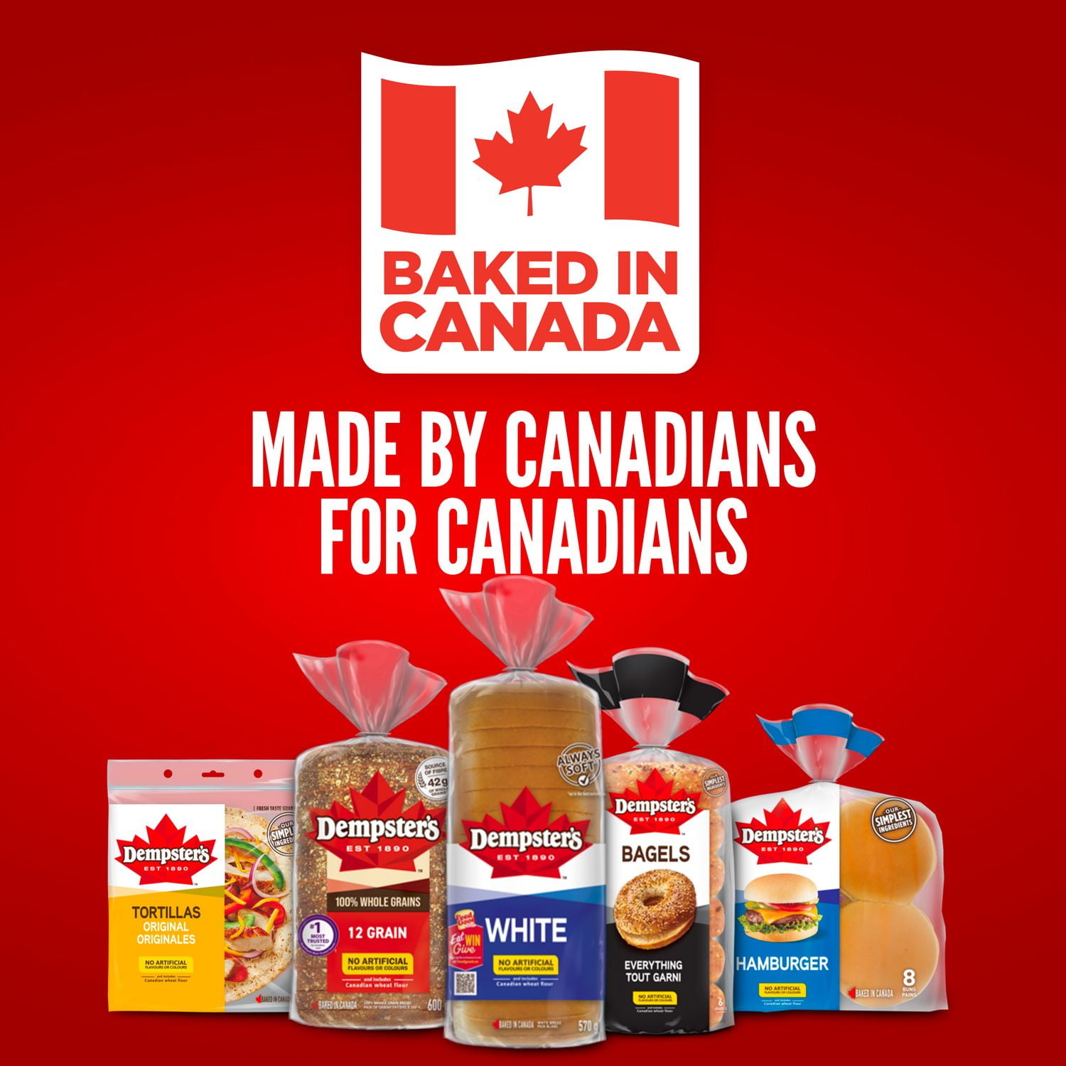 Muffins anglais au levain de Dempster’s® Emb. de 6; 342 g