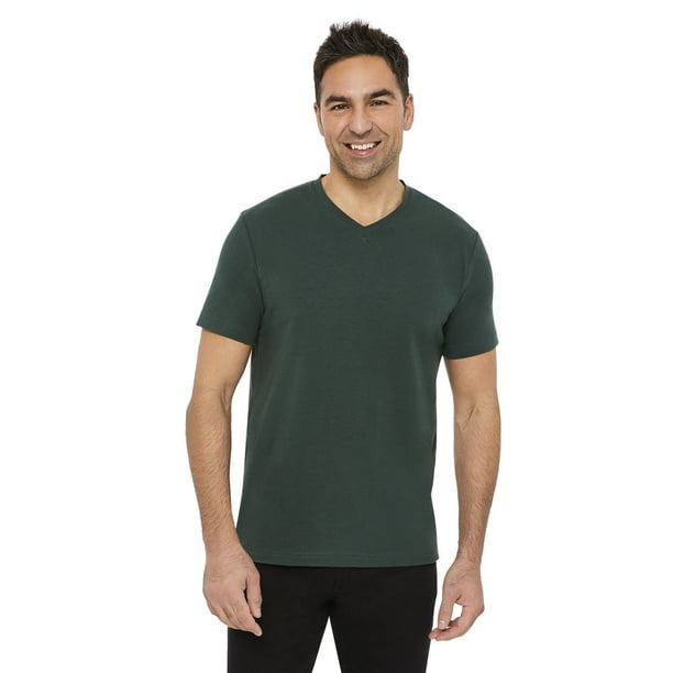 George Men's Stretch V-Neck Tee - Walmart.ca