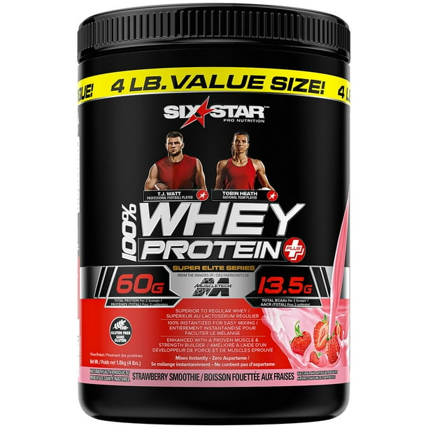 Six Star 100 Whey Protein Plus, Whey Protein Powder + Creatine