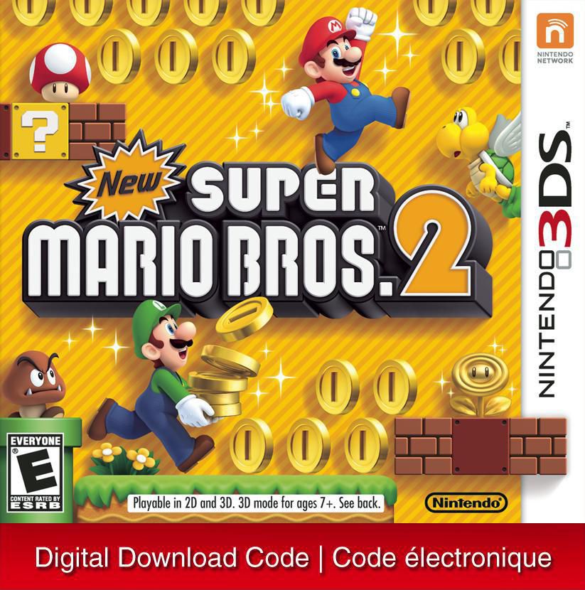new super mario bros 2 3ds download code