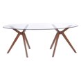 thumbnail image 3 of Zuo Modern One Piece Buena Vista Walnut Dining Table, 3 of 3