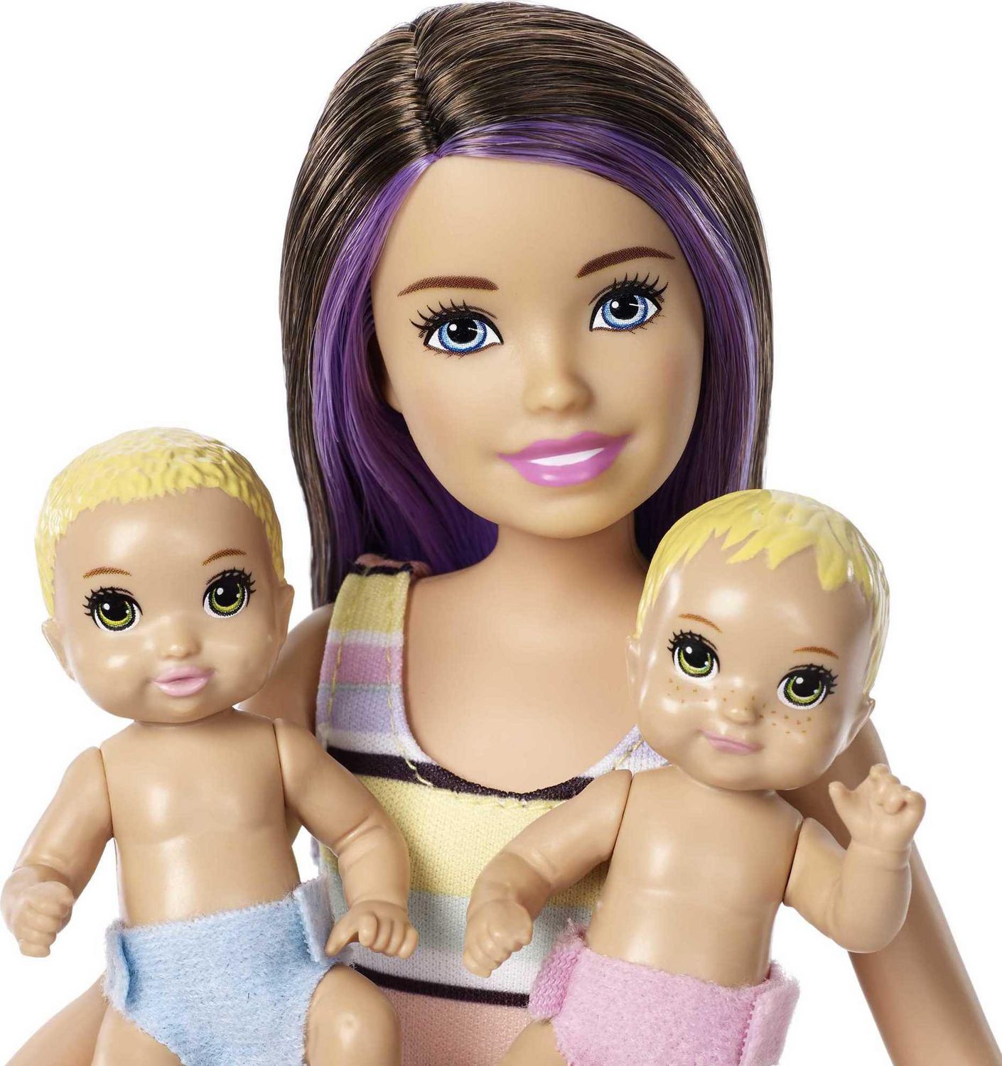 Barbie Skipper Babysitters Inc. Nap 'n' Nurture Nursery Dolls and