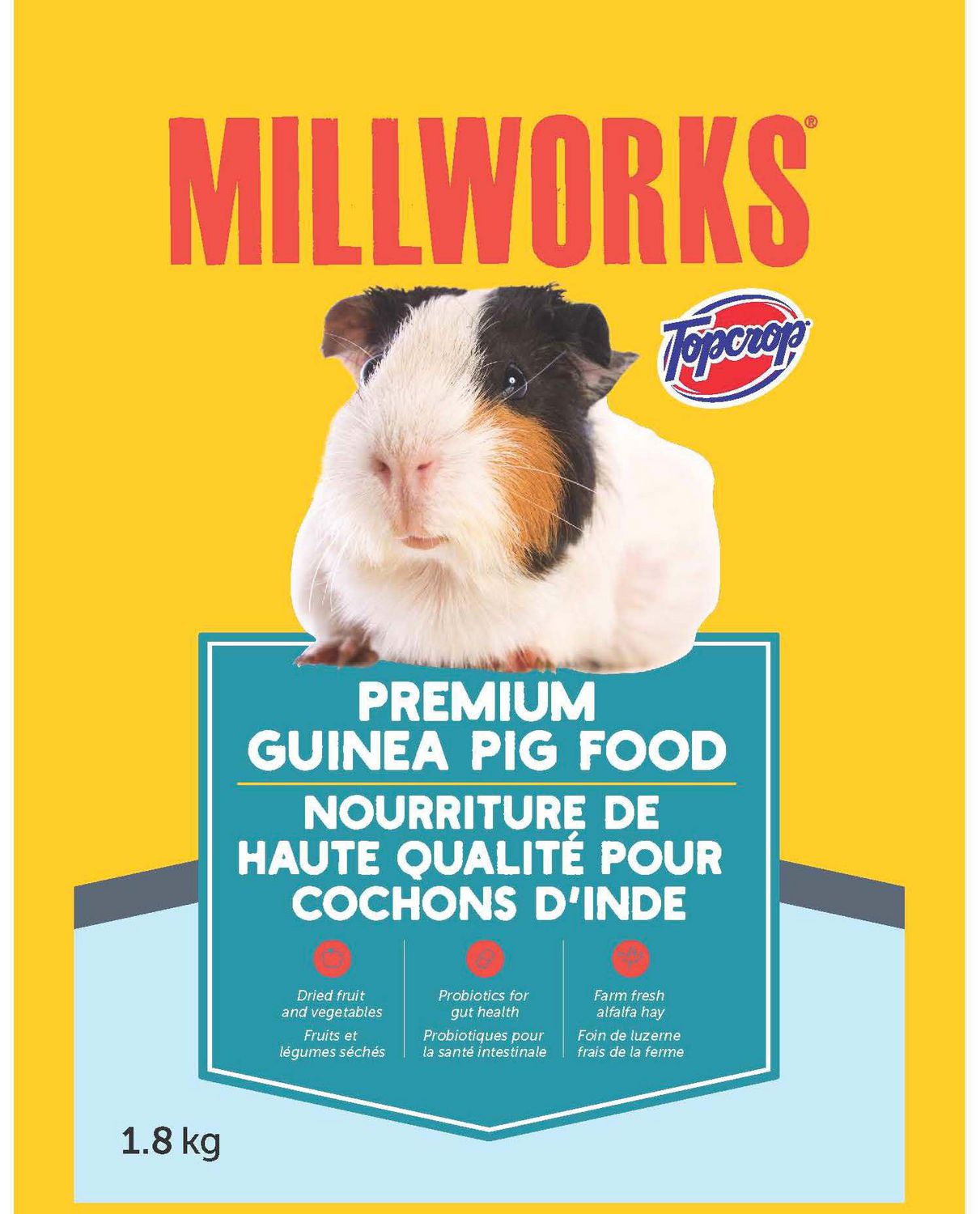 Topcrop Millworks Premium Guinea Pig Food Walmart Canada