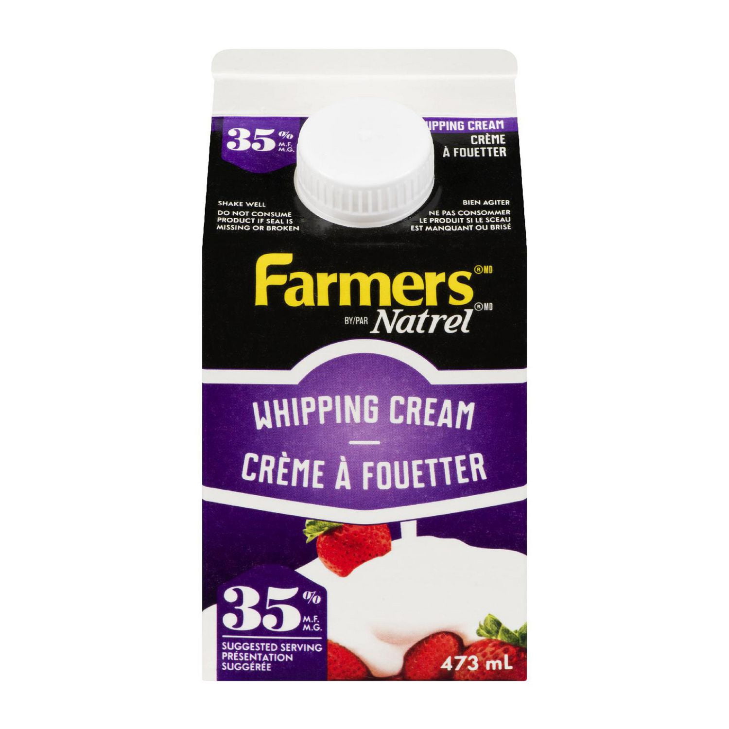 Farmers by Natrel 35 Whipping Cream Walmart Canada