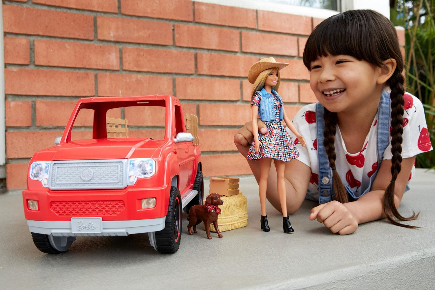 Barbie sweet orchard discount farm red truck