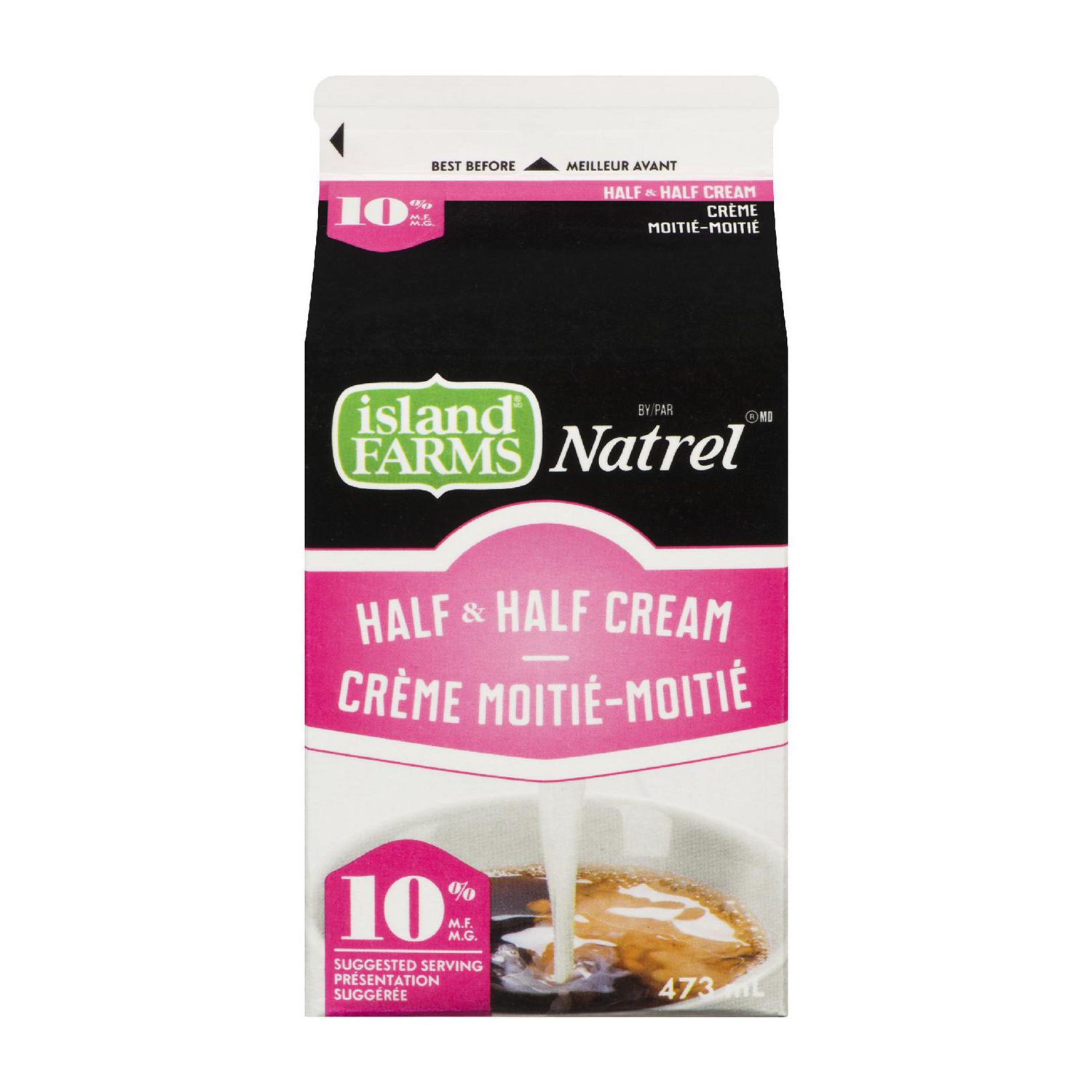 Island Farms By Natrel 10 Half Half Cream Walmart Canada