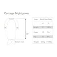 thumbnail image 4 of Juddlies Cottage Collection Baby Newborn Organic Cotton Knotted Nightgown with Foldover Mitts, 4 of 4