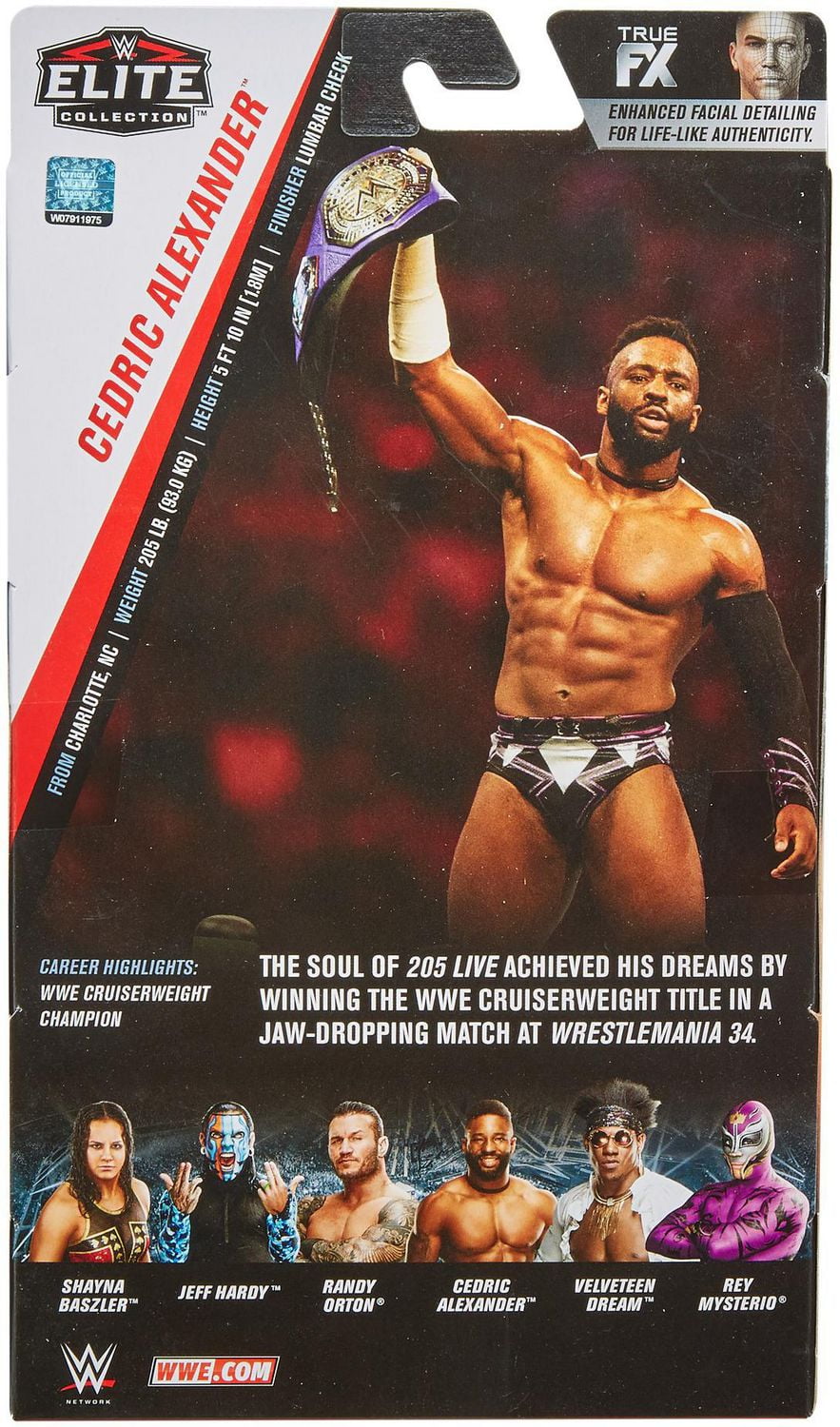 wwe elite cedric alexander