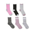 thumbnail image 1 of George Girls' Crew Socks 6-Pack, 1 of 2