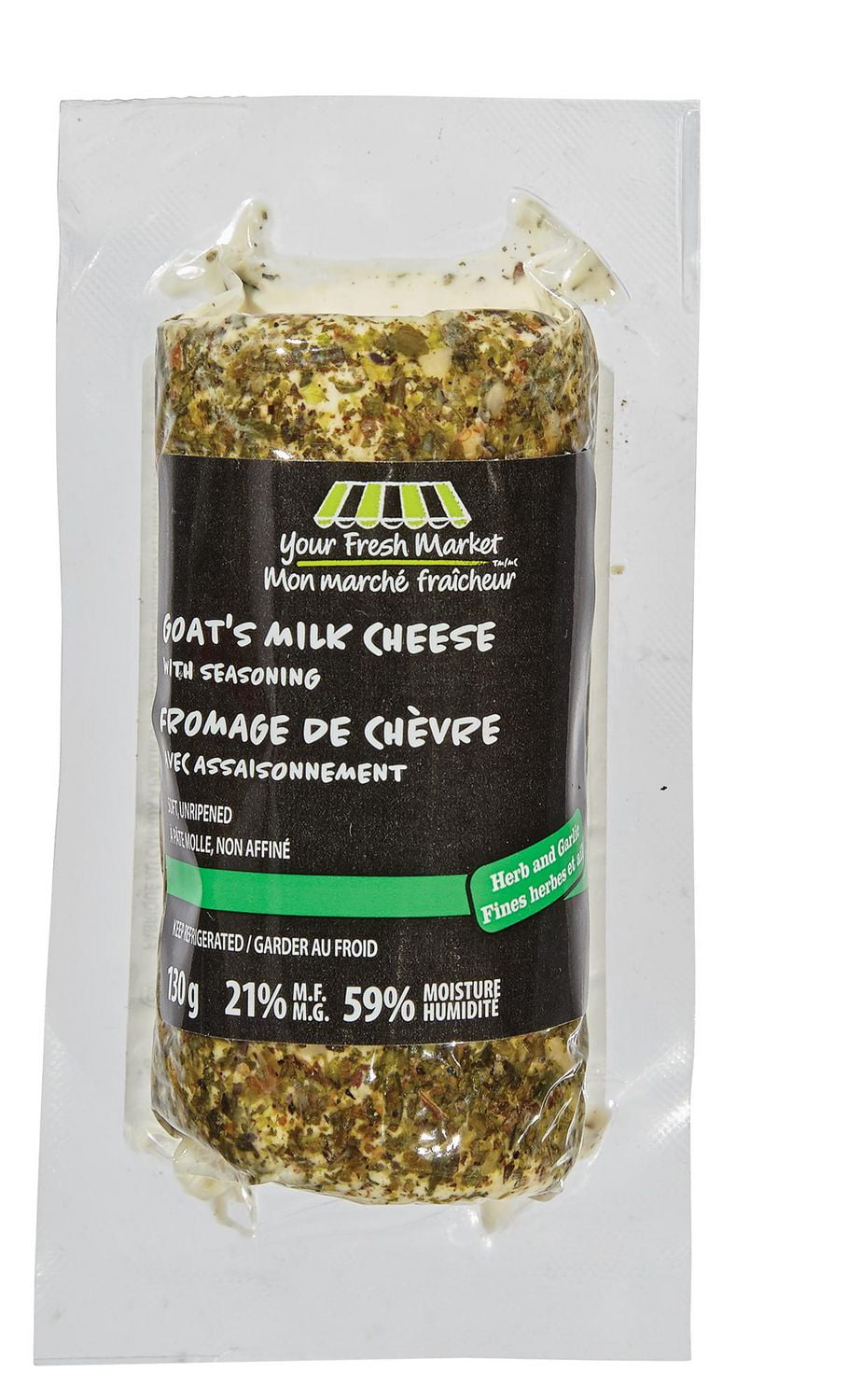 Your Fresh Market Goat's Milk Cheese with Seasoning Walmart Canada