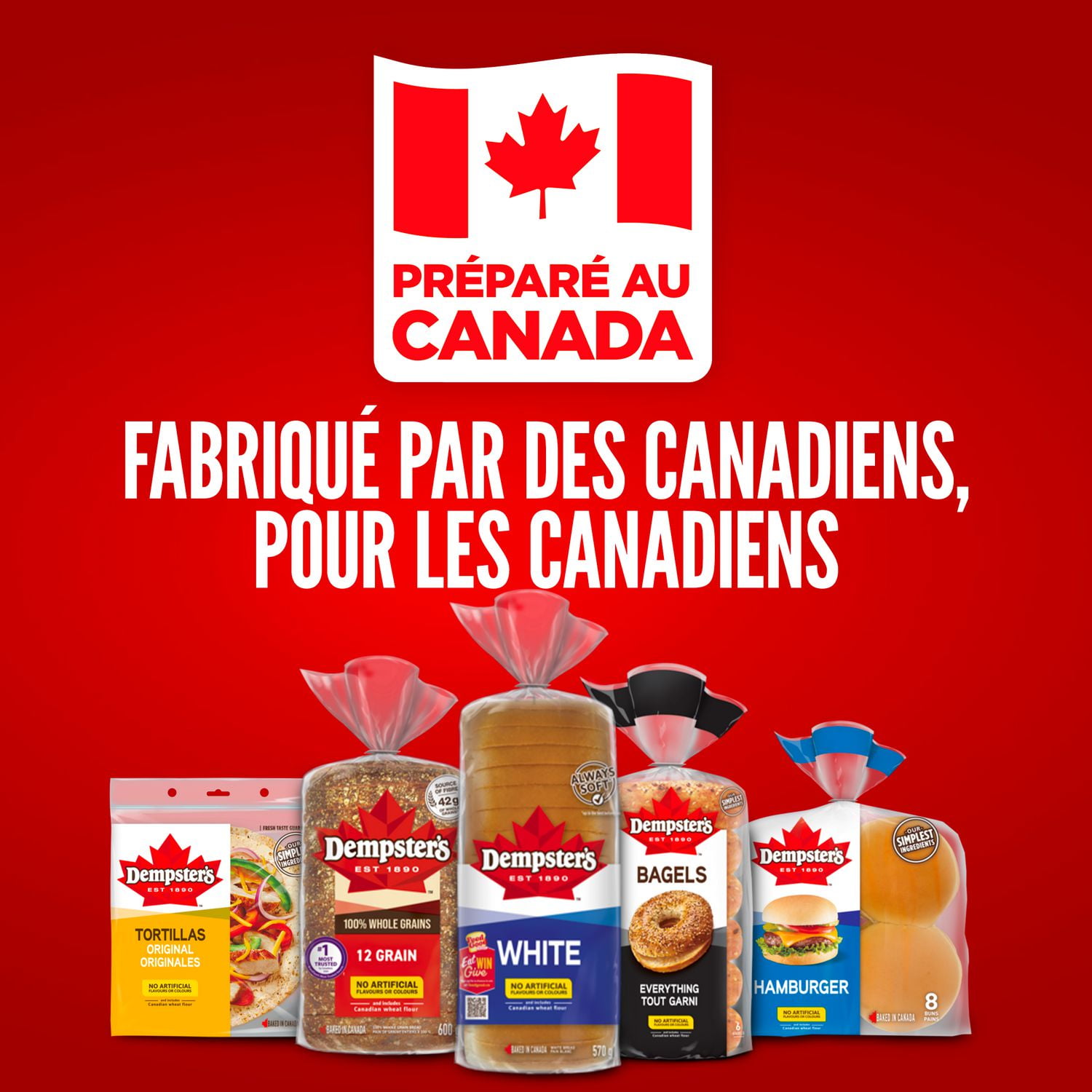 Pain à sandwich à 100 % de blé entier tranché mince Dempster’s® 675 g