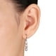 Ensemble de boucles d'oreille et pendentif Tangelo avec perles d'eau douce cultivées 4-6mm multicolores et accents de diamants en argent sterling – image 3 sur 4