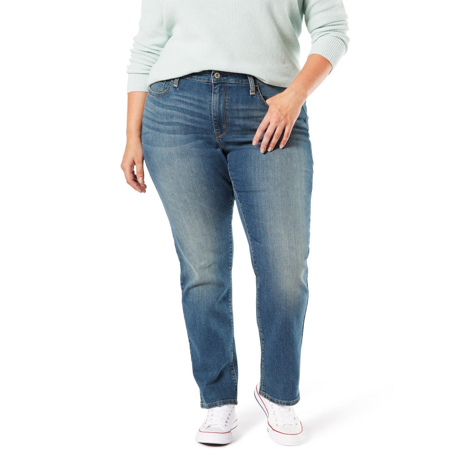 signature levi strauss modern straight jeans