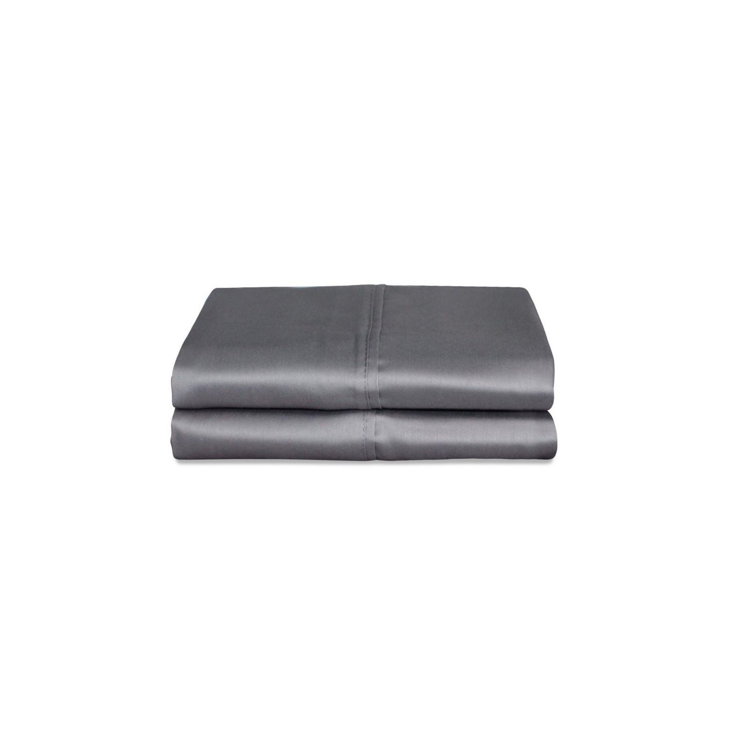 Standard Pillow Case Set: 2pc, 300TC 100% Cotton: (50x75)cm, Cool Grey - T&C