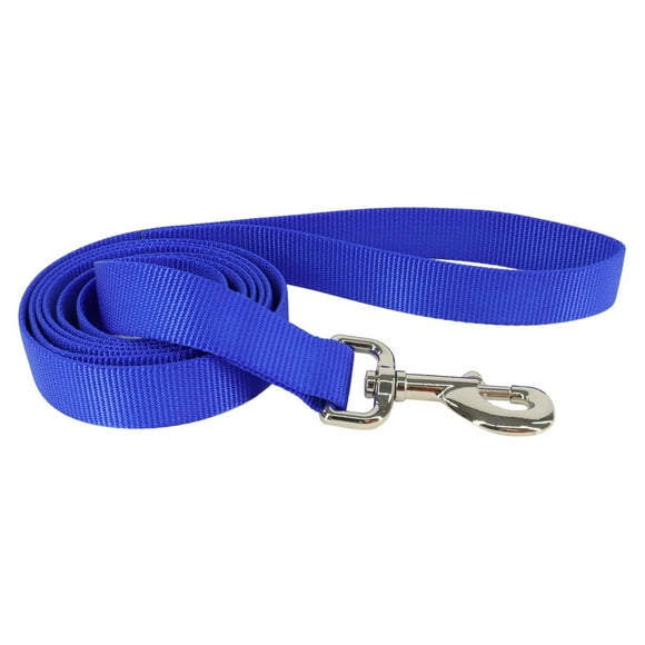 Pet Attire By Coastal Laisse pour chien à pli unique Bleu 2,5 x 0,6 m 1" x 06'