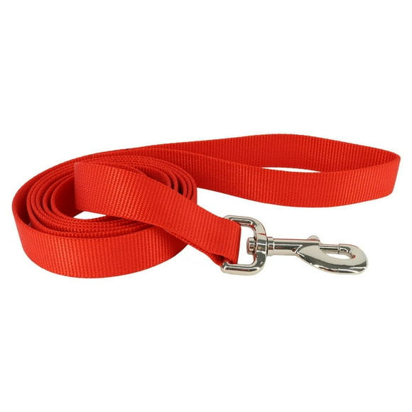 Pet Attire By Coastal Laisse pour chien à pli unique, rouge, 1" x 06' 1" x 06'