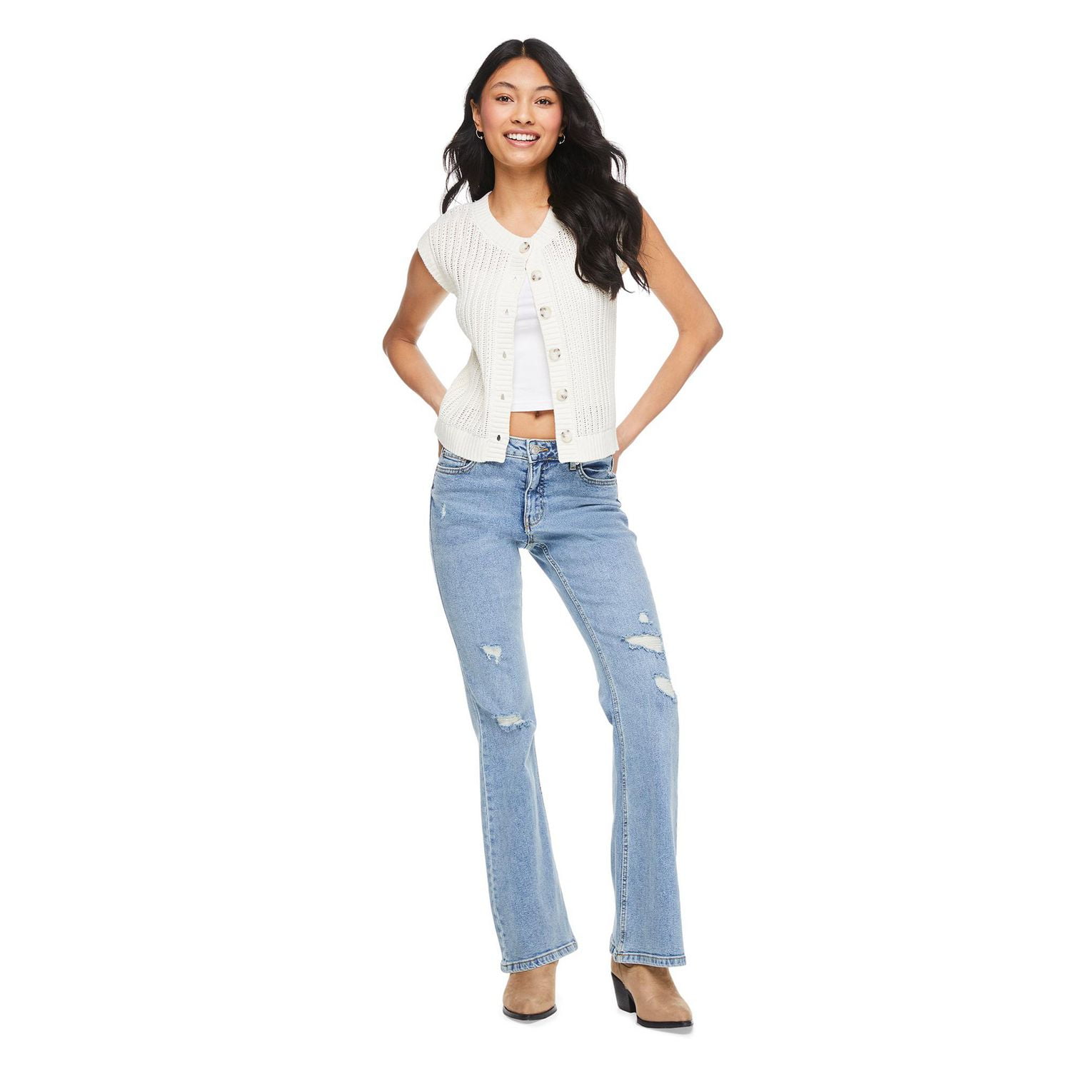 Wild Skye Women's Button Front Vest