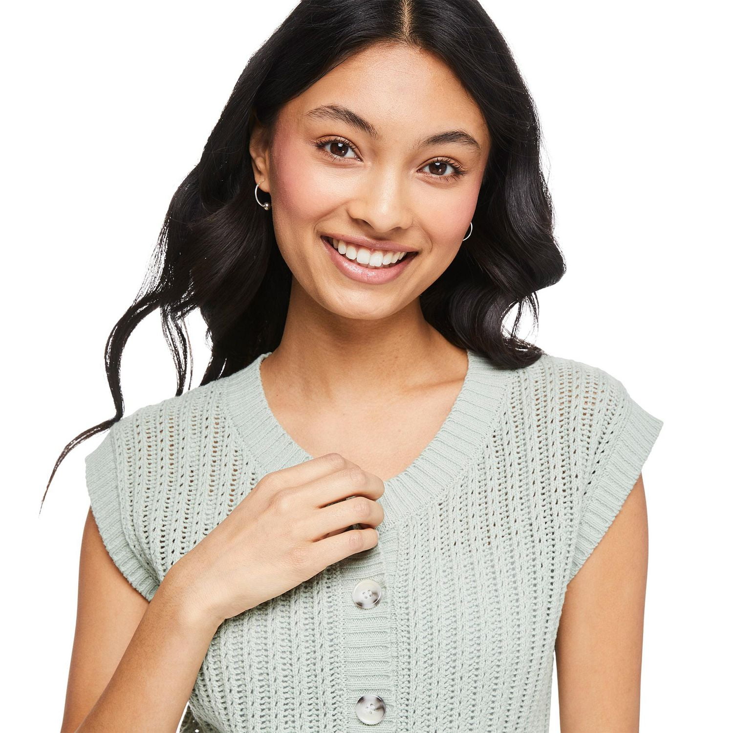 Wild Skye Women's Button Front Vest, Sizes XS-XL