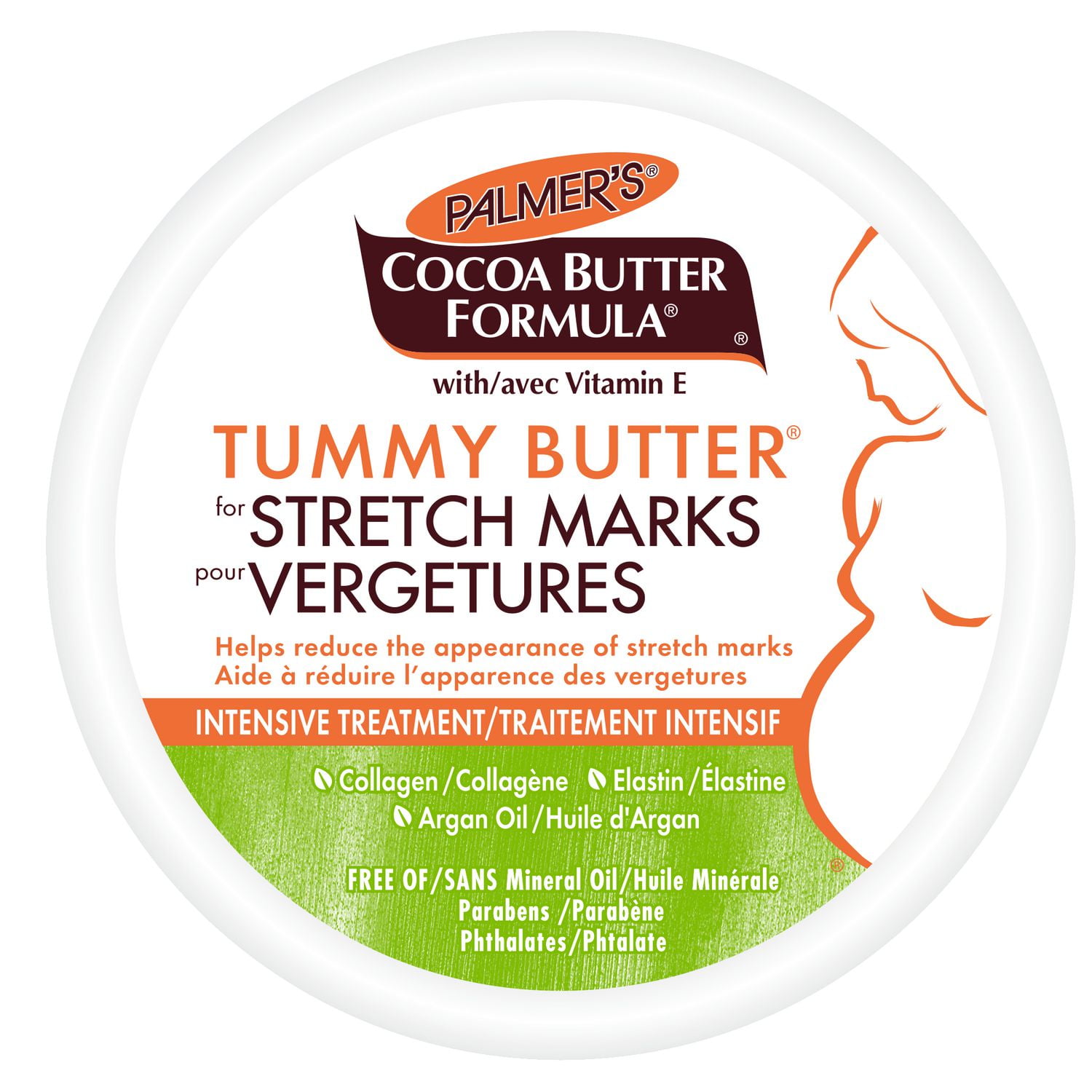 Palmer's® Cocoa Butter Formula® Tummy Butter Balm for Stretch Marks and Pregnancy Skin Care. Dermatologist Approved and Suitable for Sensitive Skin. Intensive Treatment, 125g, 125 g,