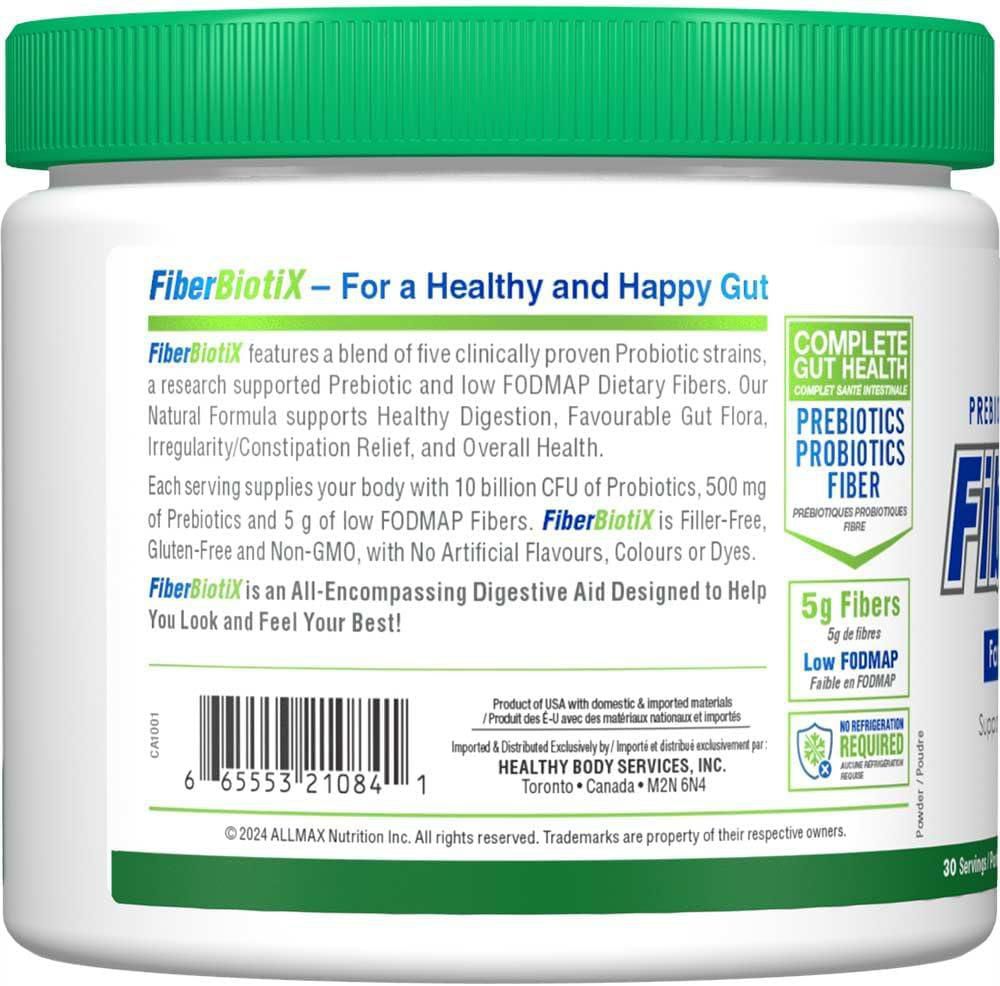 thumbnail image 2 of ALLMAX Naturals FiberBiotiX - Sans saveur -  (189g), 2 of 5