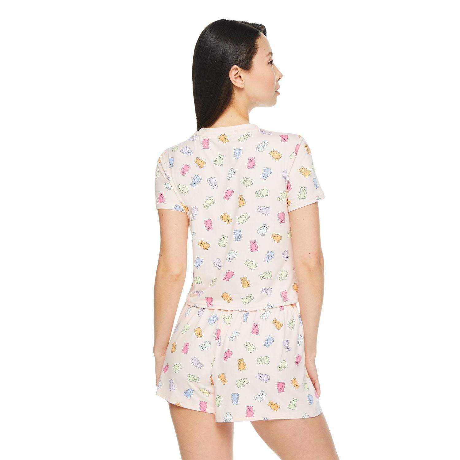 No Boundaries Women's Sleep Short 2-Piece Set