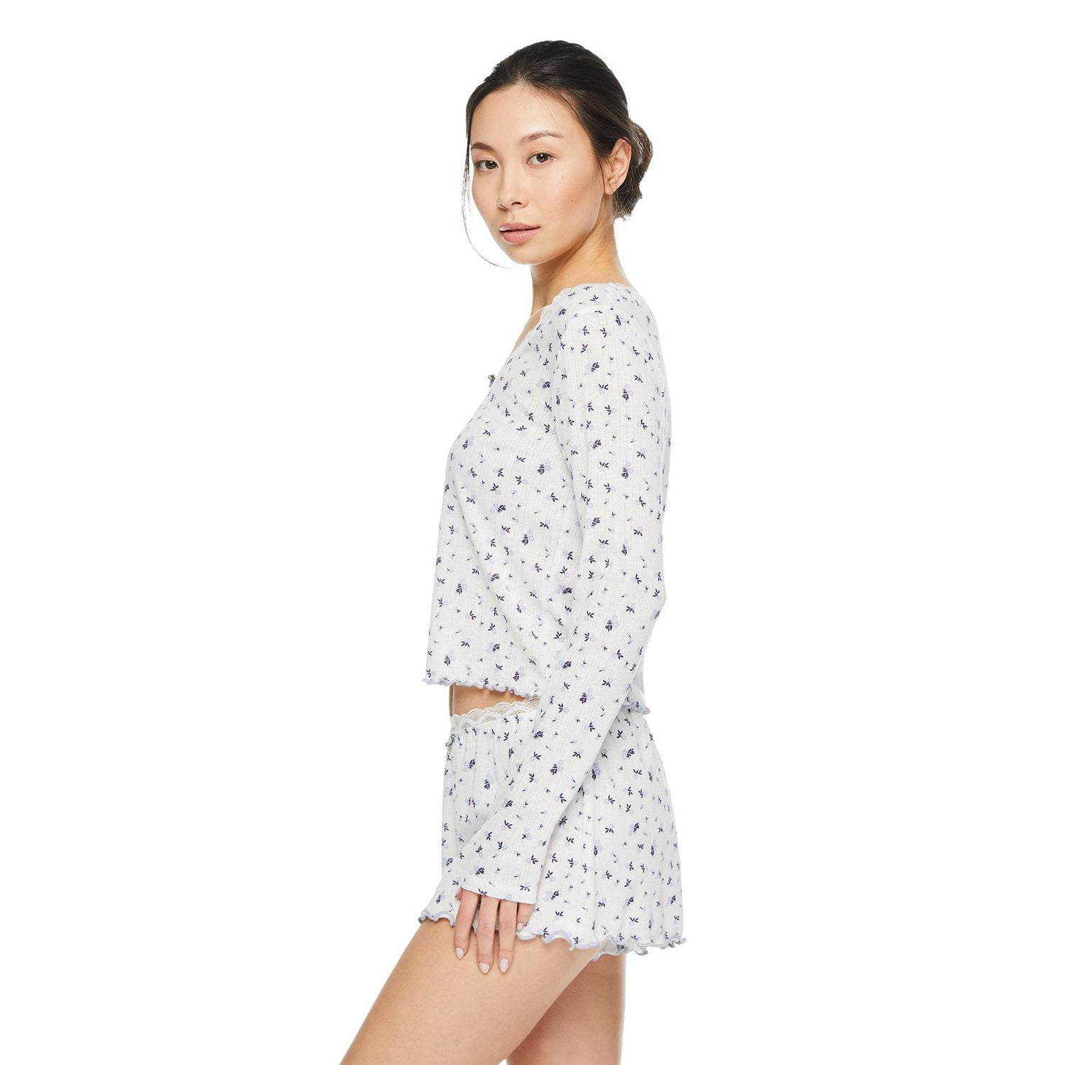 No Boundaries Women's Pajama 2-Piece Set