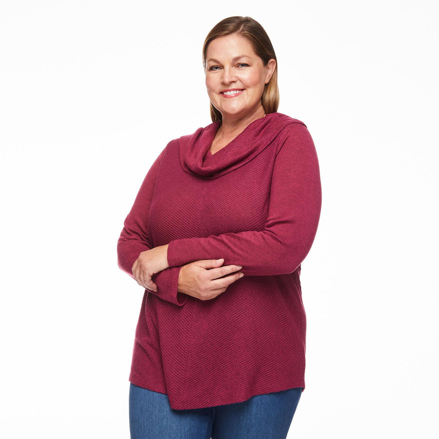 Penmans Plus Women's Cowl Neckline Top