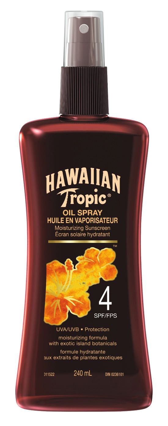 Hawaiian Tropic Moisturizing Spf 4 Sunscreen Oil Spray | Walmart Canada